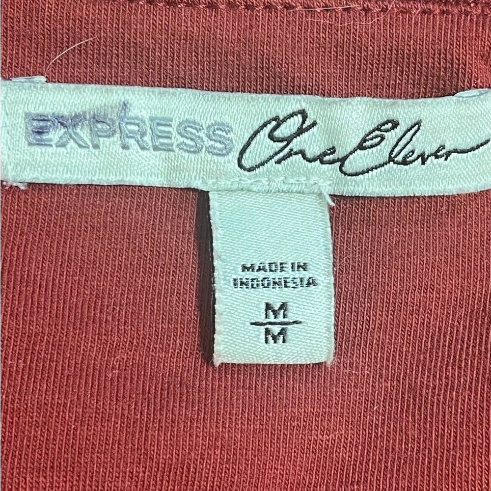 Express One Eleven metallic sparkly tank top scoop v neck stretchy basic staple - Picture 8 of 10